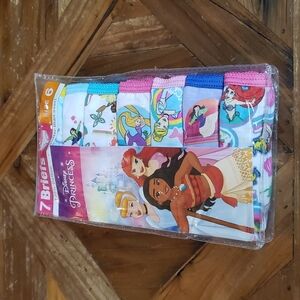 7 Disney Princess Briefs size 6